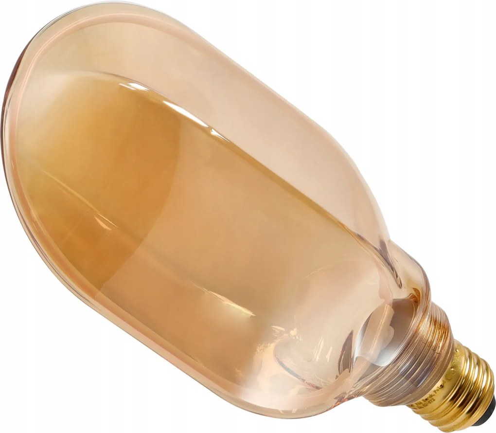 ECOLIGHT Dekoratívna LED žiarovka E27 4W 200lm O100 Amber Retro - rada ZERO