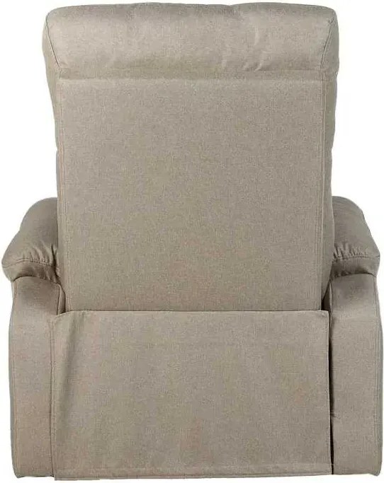 LuxuryForm DESIGN Televízne kreslo RUFO s polohovaním - béžové