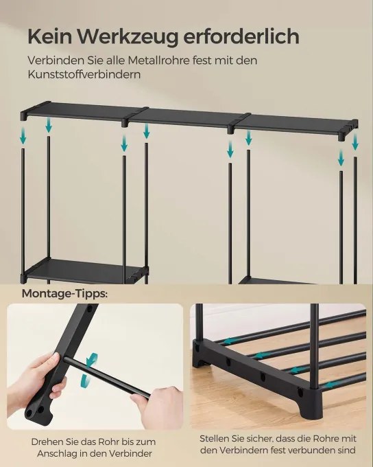 Otvorená šatníková skriňa RYG035B01