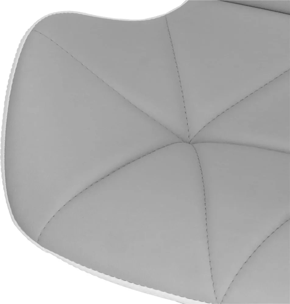 Springos kancelárska stolička – otočná stolička na kolieskach pre prácu a štúdium Farba: sivá