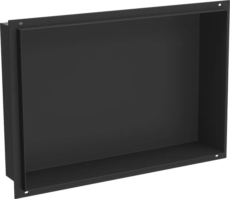 Mexen X-Wall-NR zapustená polica bez obruby 45 x 30 cm, Čierna - 1971453010