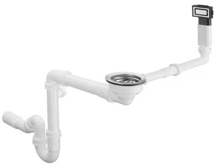 Sada odpadov Hansgrohe nehrdzavejúca oceľ 43921800