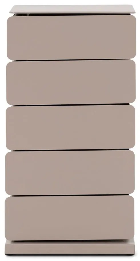 Taupe kovová komoda 37x72x26 cm Joey – Spinder Design