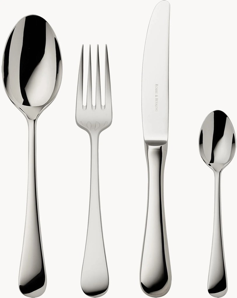 Ručne vyrobená súprava vysokoleštených príborov Como, rôzne veľkosti