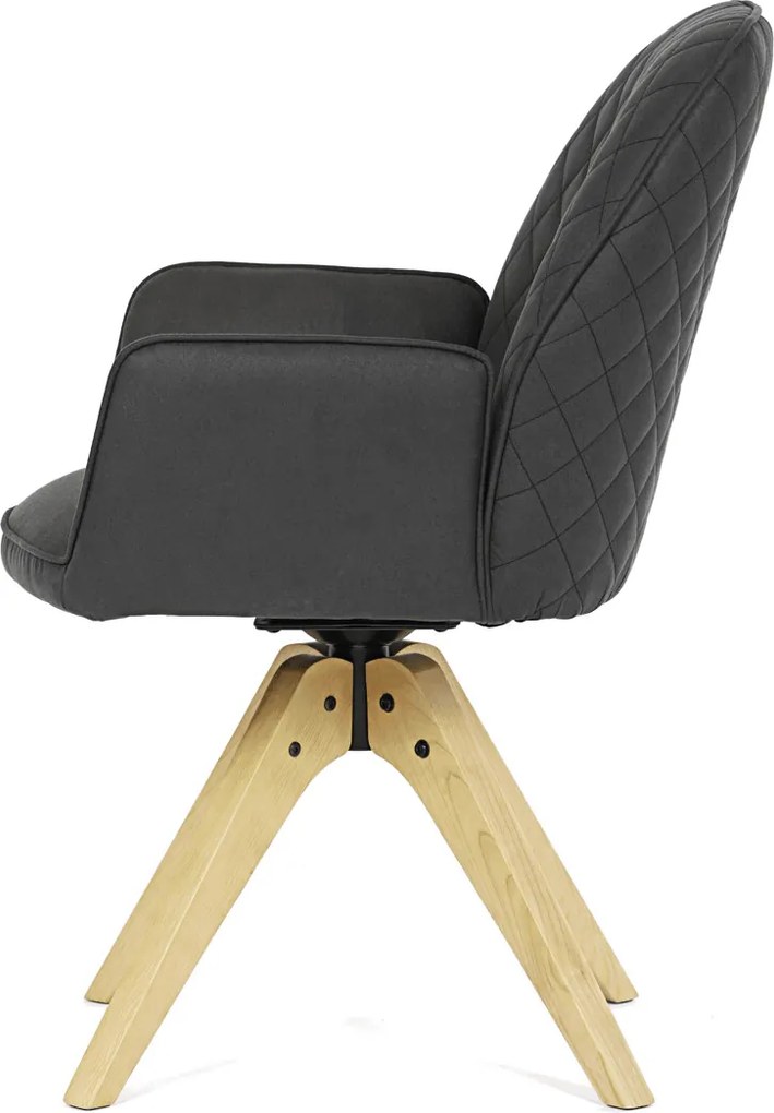 Jedálenské kreslo HC-539 BK3 Farba: Čierna