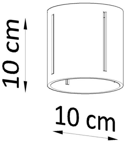Stropné svietidlo INEZ 1xG9/40W/230V šedá