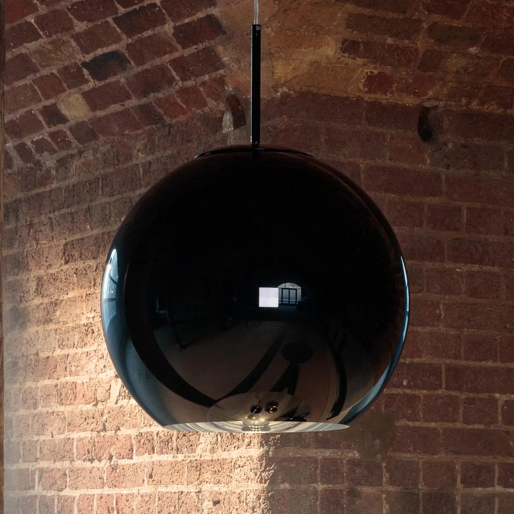 Tom Dixon Copper Round 45 – závesná lampa čierna