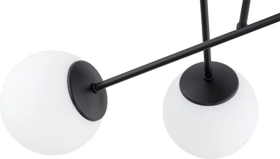BRILAGI - Prisadený luster MILO 6xE27/60W/230V čierna