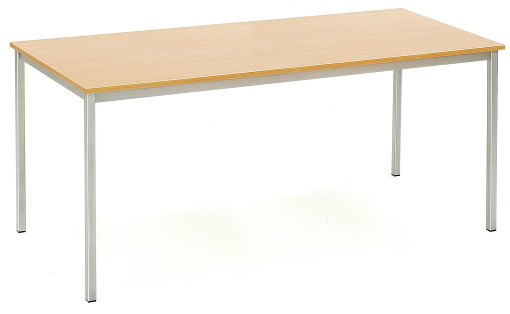 Jedálenský stôl JAMIE, 1800x800 mm, bukový laminát / šedá