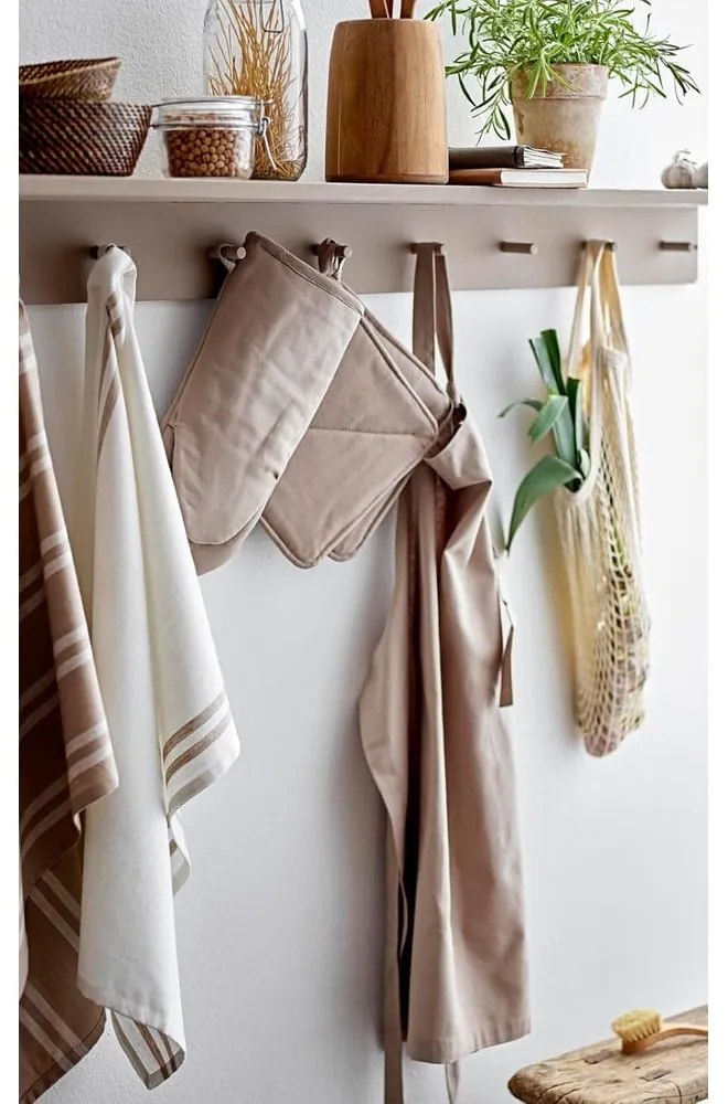 Súprava 2 béžových bavlnených chňapiek Södahl, 23 x 23 cm