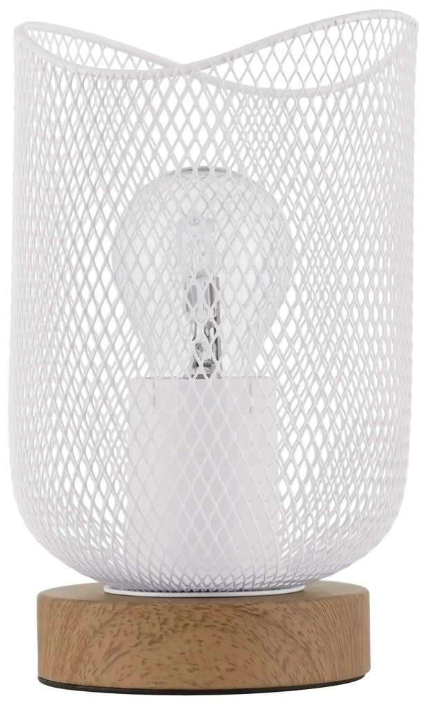 Dizajnová stolová lampa Lyron 12 biele