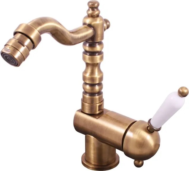 Slezák - RAV Bidetová batéria bez výpustu LABE - L508.x/9SM, Stará mosadz (Bronz) SLEZÁK RAV-Pripojovacie hadičky - závit: 1/2"