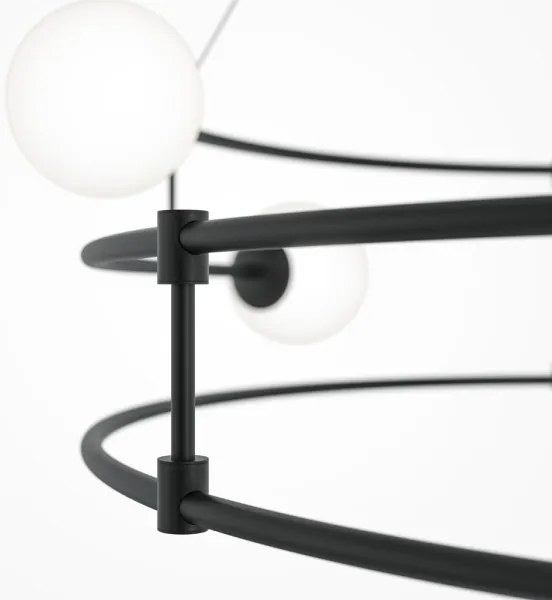 Maytoni MOD317PL-06B - Luster na lanku BALANCE 6xG9/40W/230V čierna