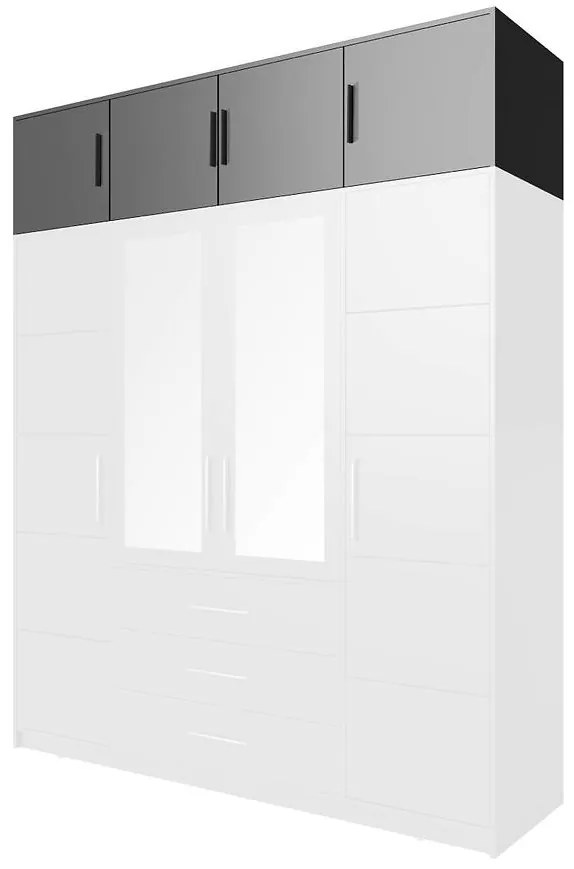 Nadstavec na skriňu Bali 240 grafit