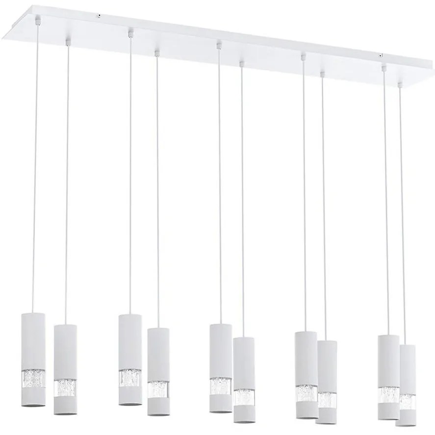 Eglo 39703 - LED Luster na lanku BERNABETA 10xGU10/5W/230V biela
