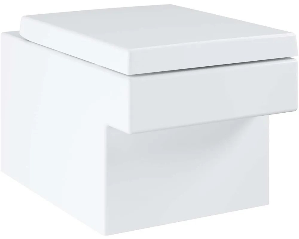 GROHE Cube Ceramic WC sedátko s automatickým pozvoľným sklápaním - Softclose, odnímateľné, z Duroplastu, alpská biela, 39488000