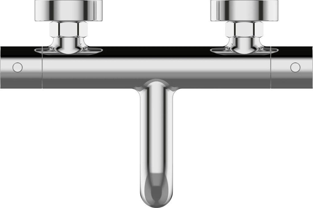 Invena Termora, termostatická vaňová batéria, chrómová, INV-BT-W1-001-V