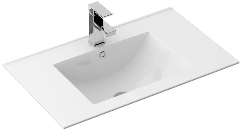Rea Dafne 70 umývadlo, 72 x 47 cm, biela, REA-U0190