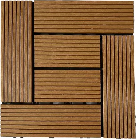 WPC dlaždice LEGI STYLE 30 x 30 cm, teak