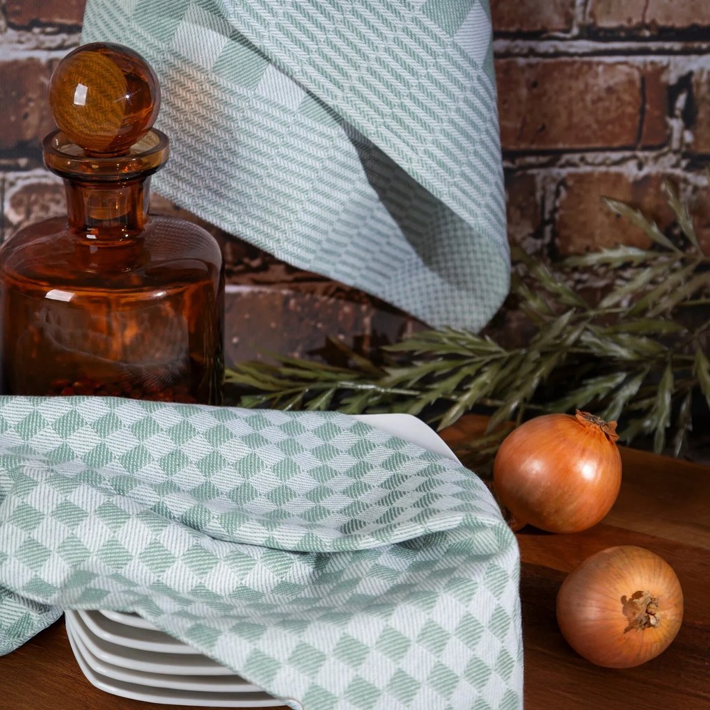 KUCHYNSKÁ UTIERKA MAURO SADA 2 KS 50X70 CM ZELENÉ