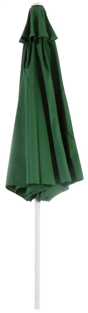 Slnečník N19 Ø 3m sklopný polyester/hliník - zelený