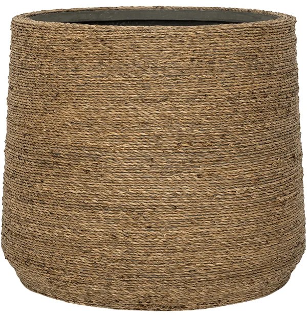 Kvetináč Bohemian Patt M Straw Grass slamený 25x22 cm