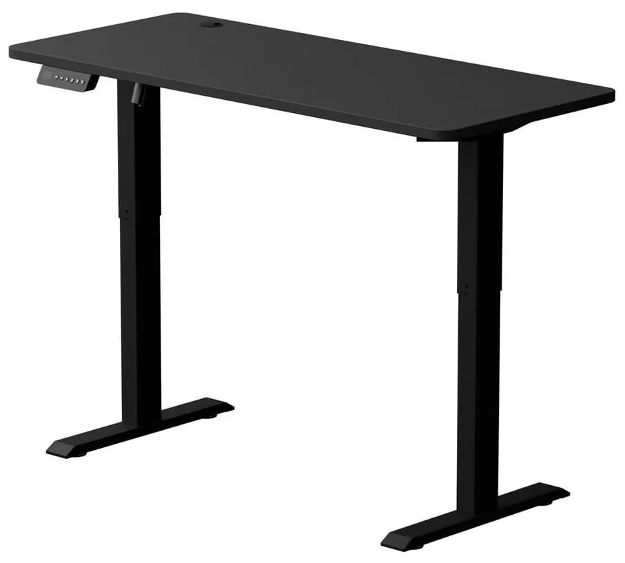 Milagro Výškovo nastaviteľný písací stôl LEVANO 140x60 cm čierna MI2340