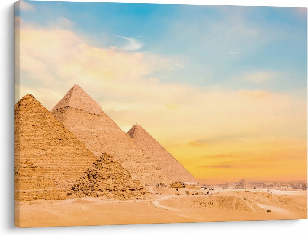 Obraz egyptských pyramíd (70x50 cm)