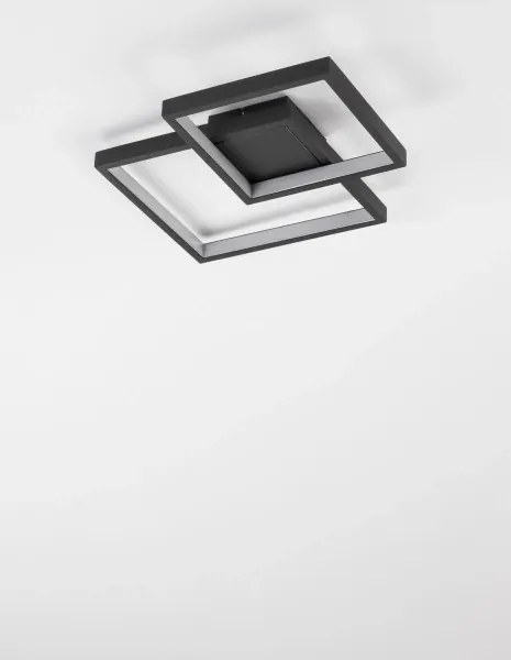 LED stropné svietidlo Porto 32 čierne