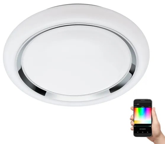 Eglo 96686 - LED RGBW Stmievateľné stropné svietidlo CAPASSO-C LED/17W/230V