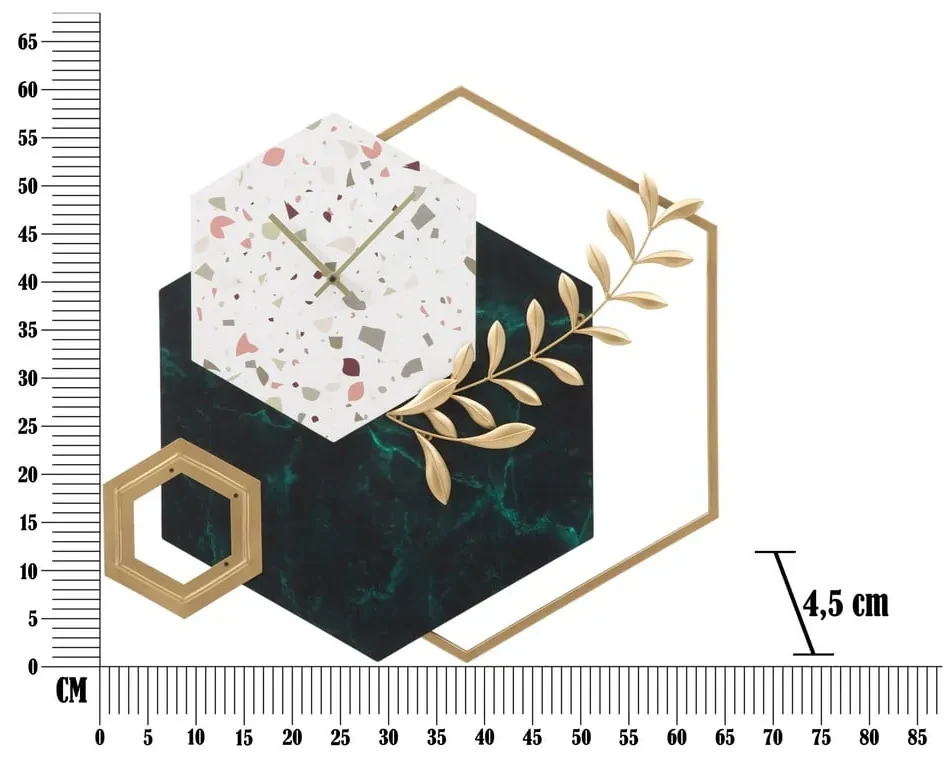 Nástenné hodiny Mauro Ferretti Hexagon