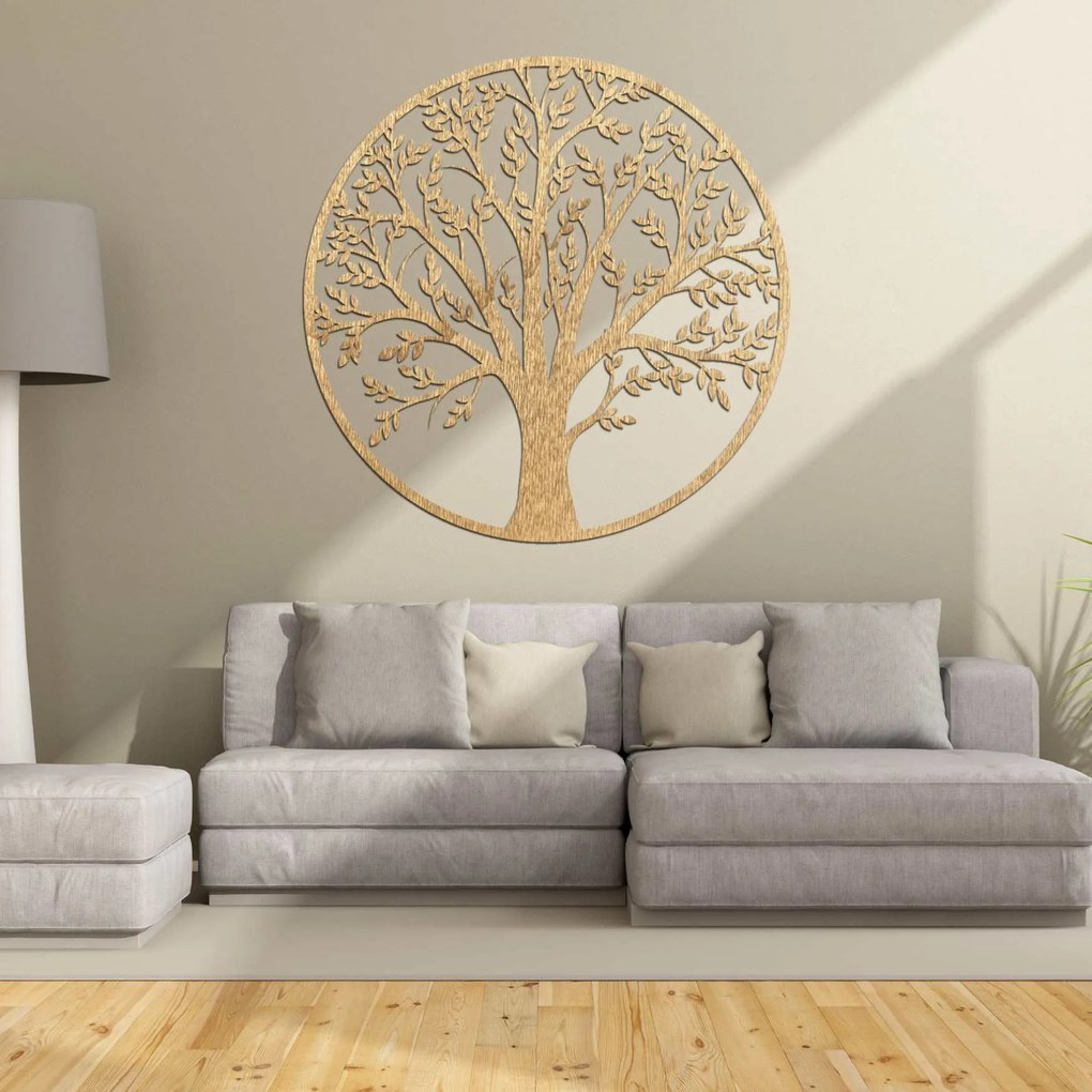 SENTOP | Drevený Strom života v kruhu | Elegantná dekorácia na stenu | SENTOP PR0217