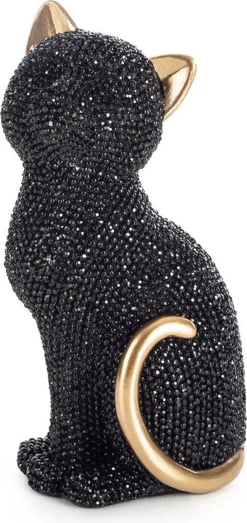 DEKORAČNÁ SOŠKA ELDO 7X6X15 CM ČIERNA