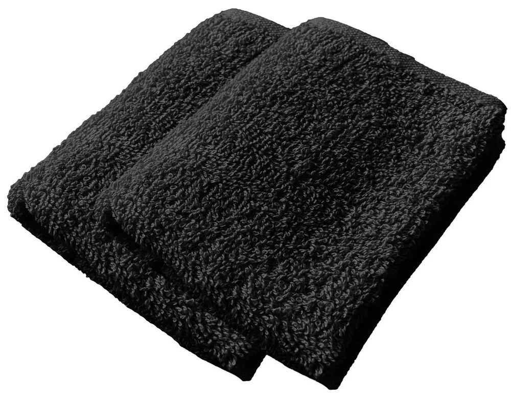 2x froté uterák Homa RIAN BLACK 30x50 cm