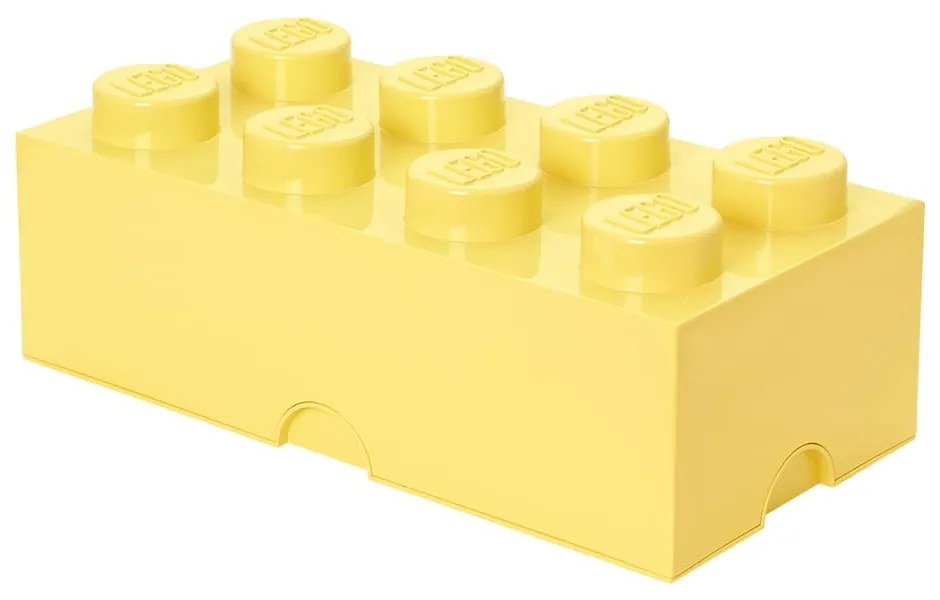 Svetložltý úložný box LEGO®