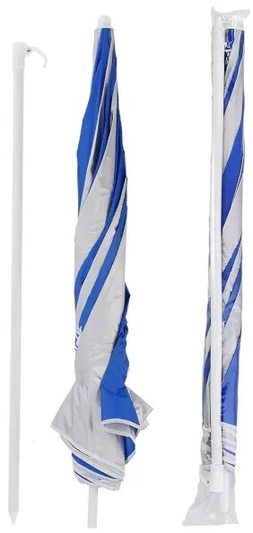 Slnečník 160 cm NILS Camp NC7813 - modrá/biela