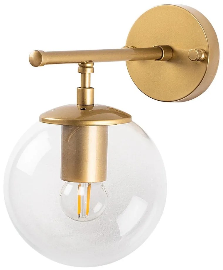 Nástenné svietidlo v zlatej farbe Roe – Opviq lights