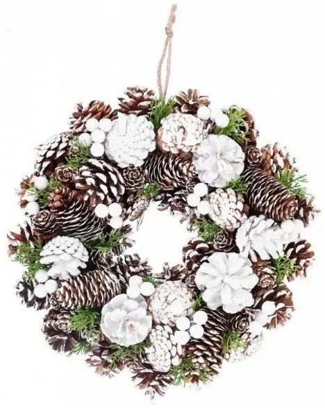 Veniec Snežná nádhera 32 cm