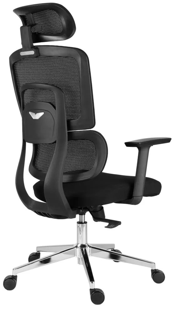 Kancelárska ergonomická stolička Neoseat GARY — čierna, nosnosť 150 kg