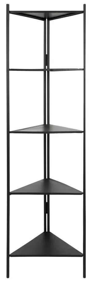 Čierna kovová knižnica 58.5x200 cm Display - Light &amp; Living
