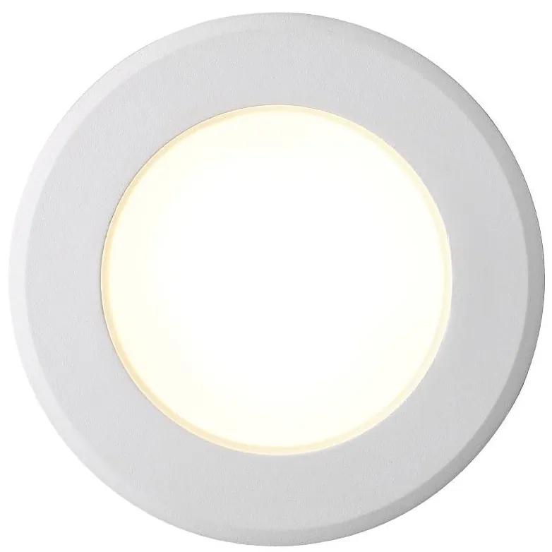 NORDLUX BIRLA vonkajšie zapustené stropné svietidlo LED, 6 W, teplá biela, 7 cm, biela