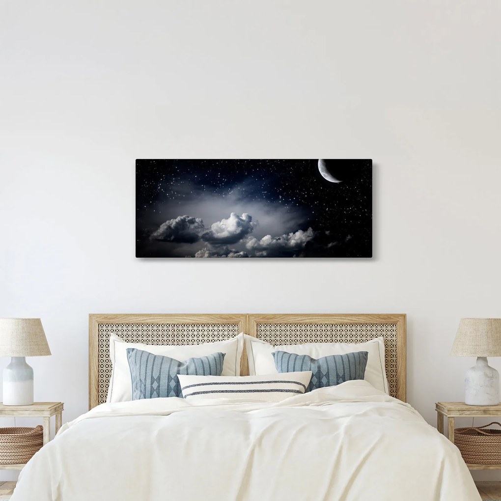 Obraz - Hviezdna obloha (120x50 cm)