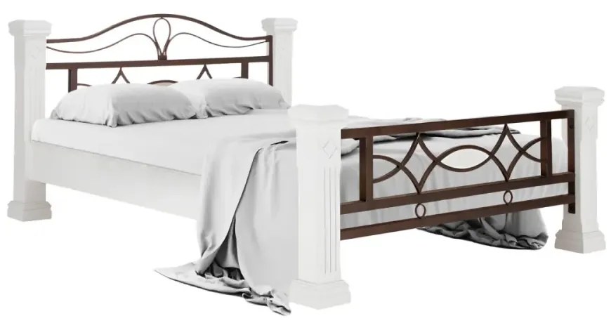furniture-nabytek.cz - Postel Byzanz 140x200 bílá