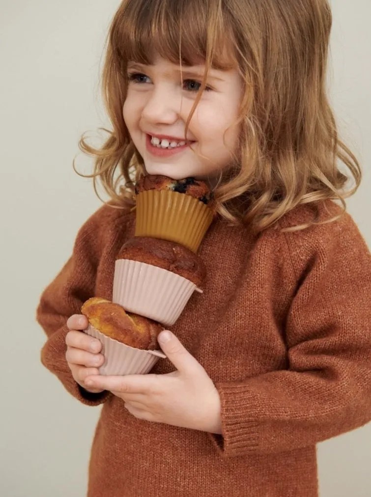 Silikónové formy na muffiny LIEWOOD Jerry Ružová Multi Mix