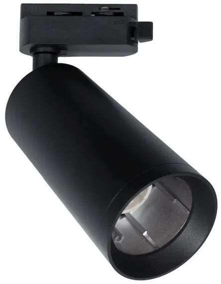 Bodové svietidlo MICA do lištového systému 1xGU10/25W/230V 1-fázové čierna