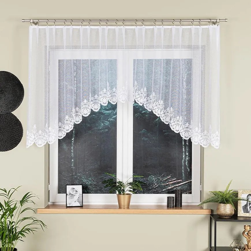 Žakárová záclona Żaneta 181043 350x175 cm