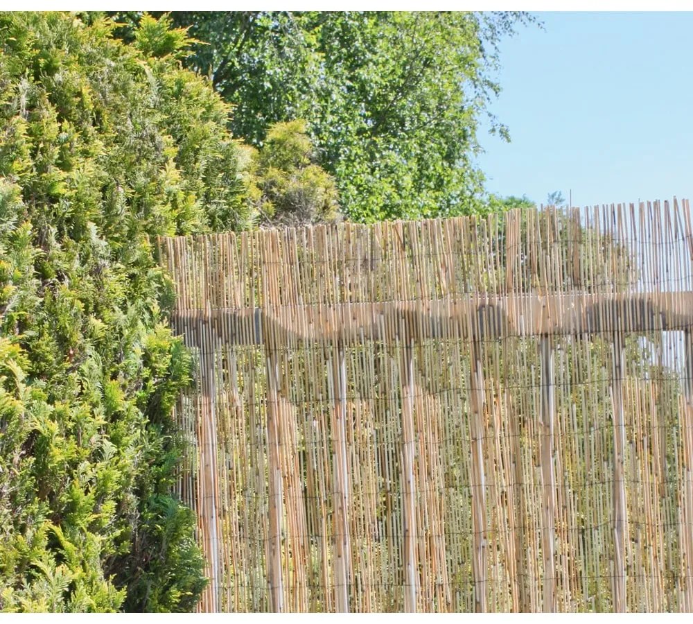 Balkónová zástena z prútia v prírodnej farbe 300x100 cm – Garden Pleasure