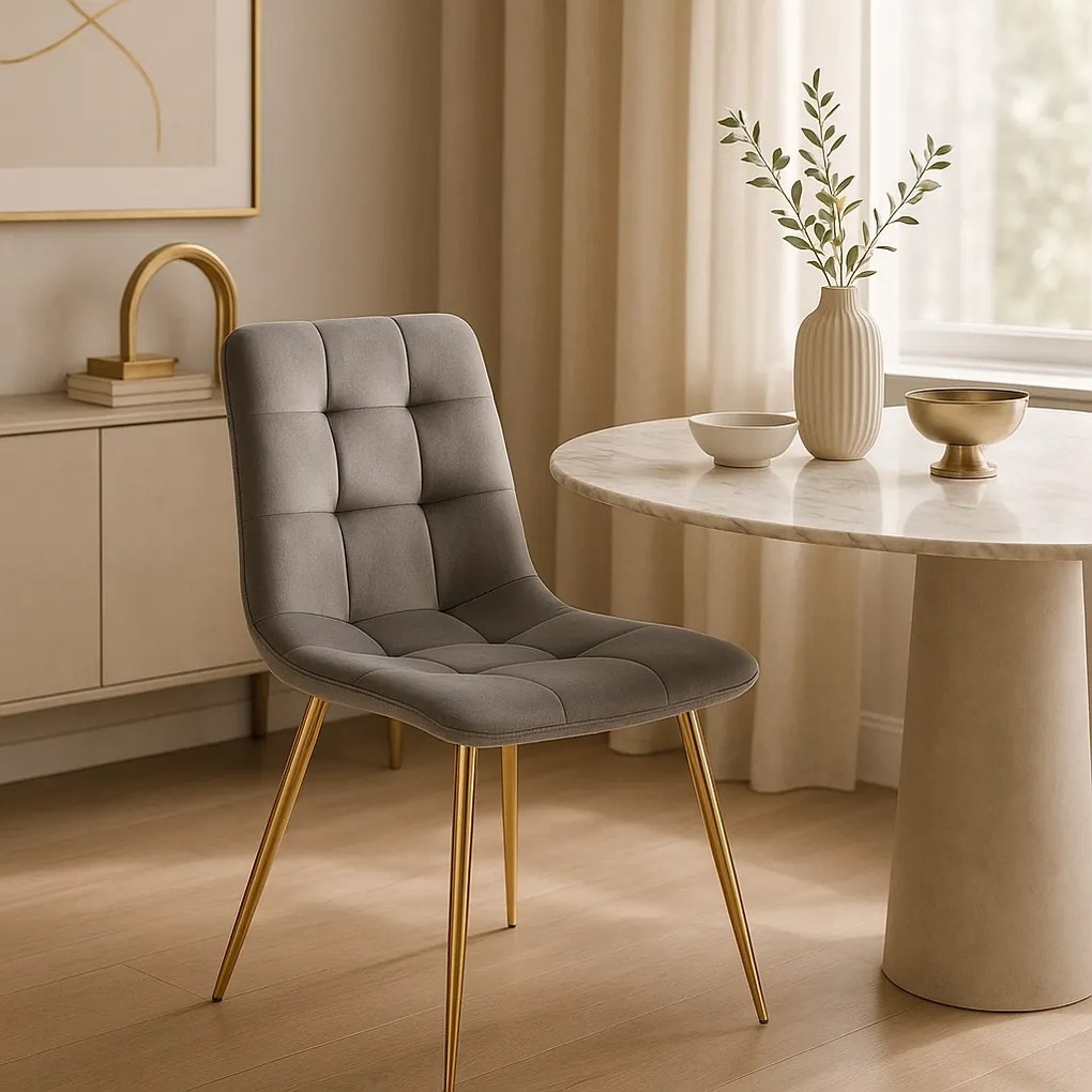 PROXIMA.store - Čalúnená jedálenska stolička YORK FARBA: modrá