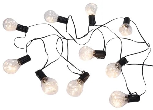 SOLIGHT Vonkajšia reťaz s 10 micro LED žiarovkami, 3m, 3xAA