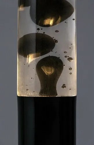 Rabalux 76027 dekoratívna lávová stolná LED lampa Lavastic, čierna